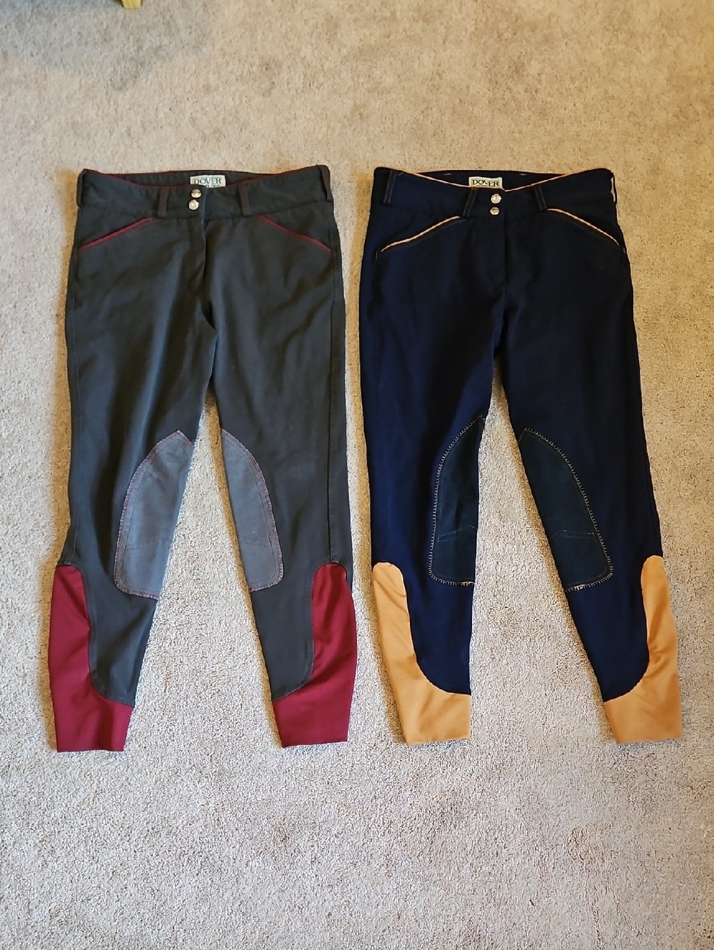 Bundle of Dover Saddlery Equestrian Riding Trousers
